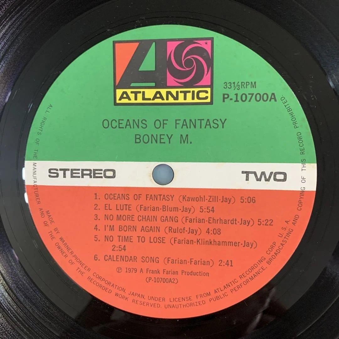 Boney M - Oceans of Fantasy LP Japan Original w/ Obi Disco Vinyl Record