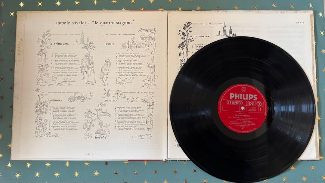 Antonio Vivaldi The Four Seasons I Musici Roberto Michelucci Japan LP Vinyl Obi