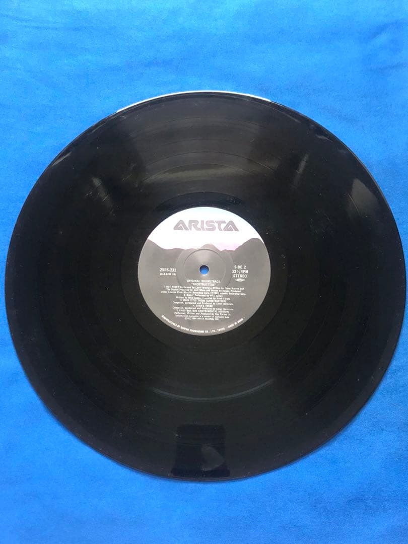Ghostbusters Original Soundtrack Vinyl LP 1984 Japan 25RS-232 w/ Obi