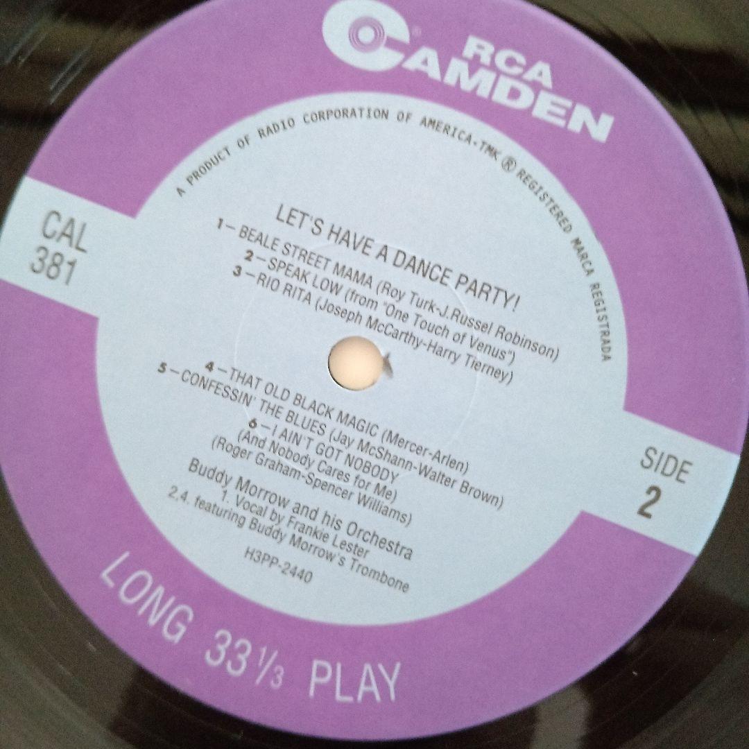 Buddy Morrow Let's Have A Dance Party Vinyl LP Japan BMG Victor Mono Jazz