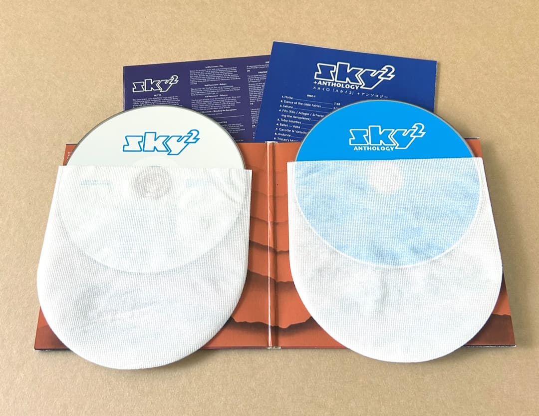 SKY - Sky 2 + Anthology 2CD Japan Paper Sleeve Mini LP 2007 Edition