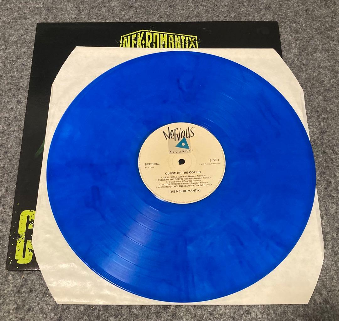 Nekromantix - Curse Of The Coffin Vinyl LP Blue Vinyl Psychobilly
