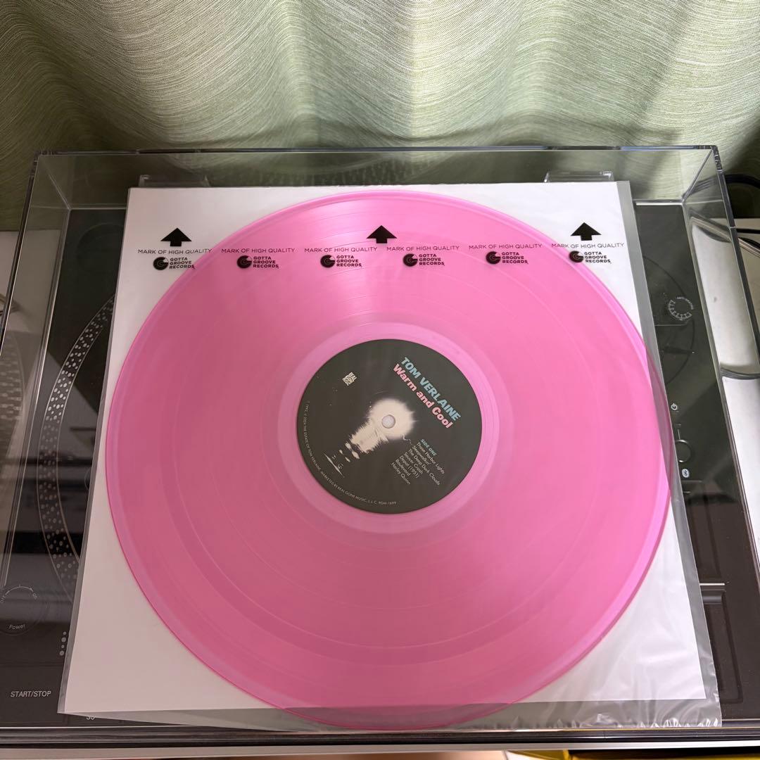 Tom Verlaine Warm and Cool Limited Edition Pink Vinyl LP Television Guitarist