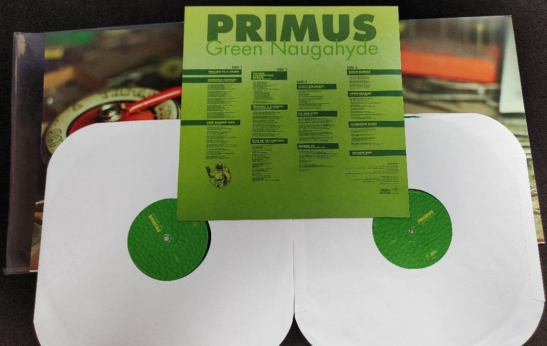Primus - Green Naugahyde 2LP Limited Edition Green Vinyl Record