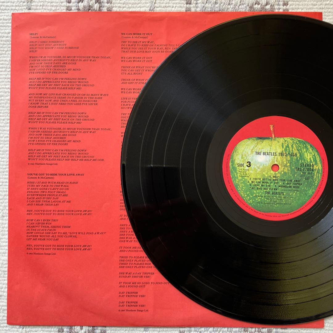 The Beatles 1962-1966 2LP Compilation Vinyl Japan EAS-77003-4 Apple Records