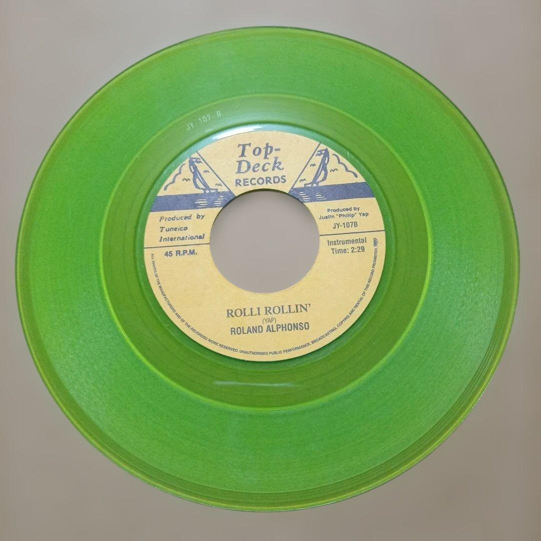 Roland Alphonso - Rolli Rollin' / Ska Down Jamaica Way 7" Green Vinyl Record