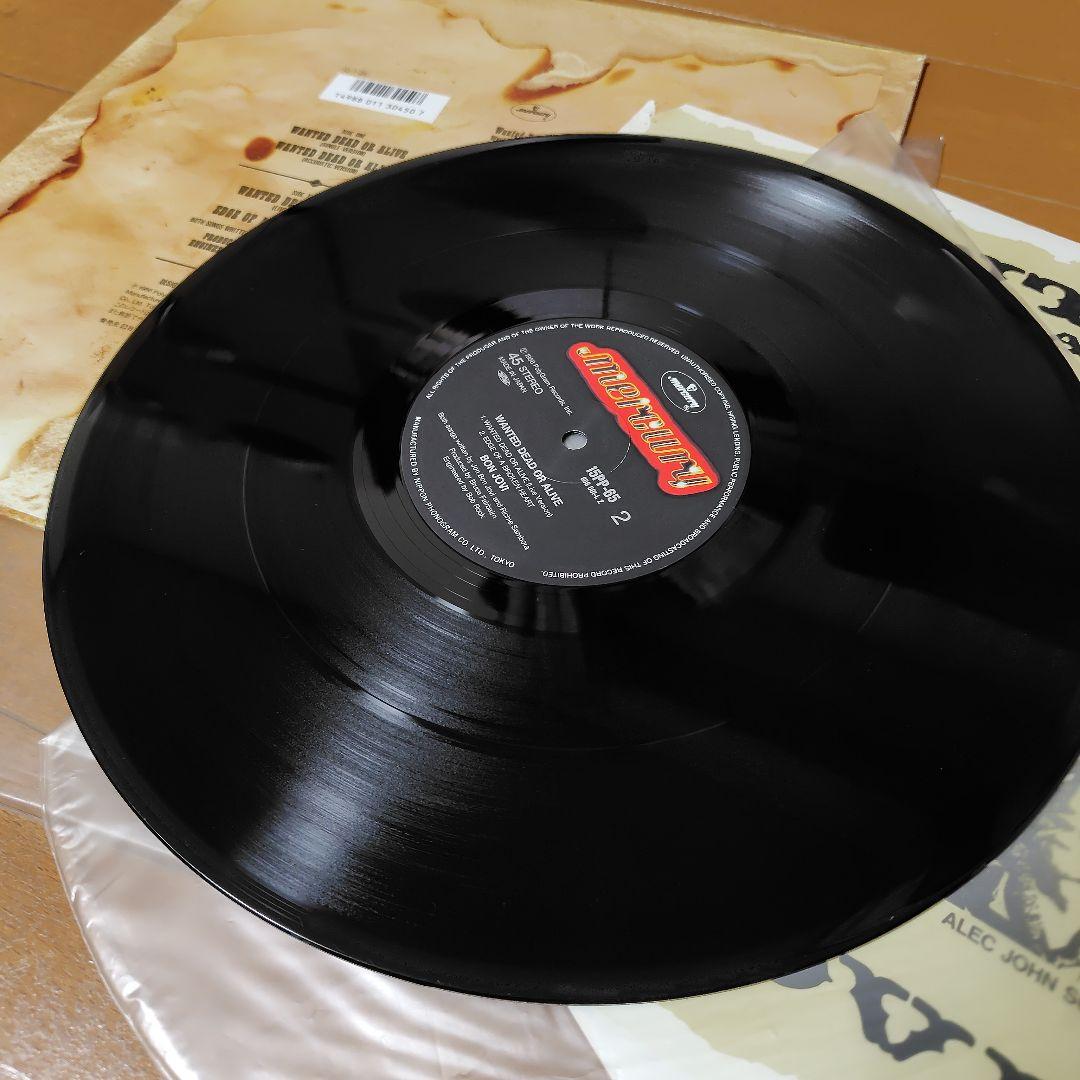 Bon Jovi Wanted Dead Or Alive 12" Single Record 1987 Japan 15PP-65 Mercury