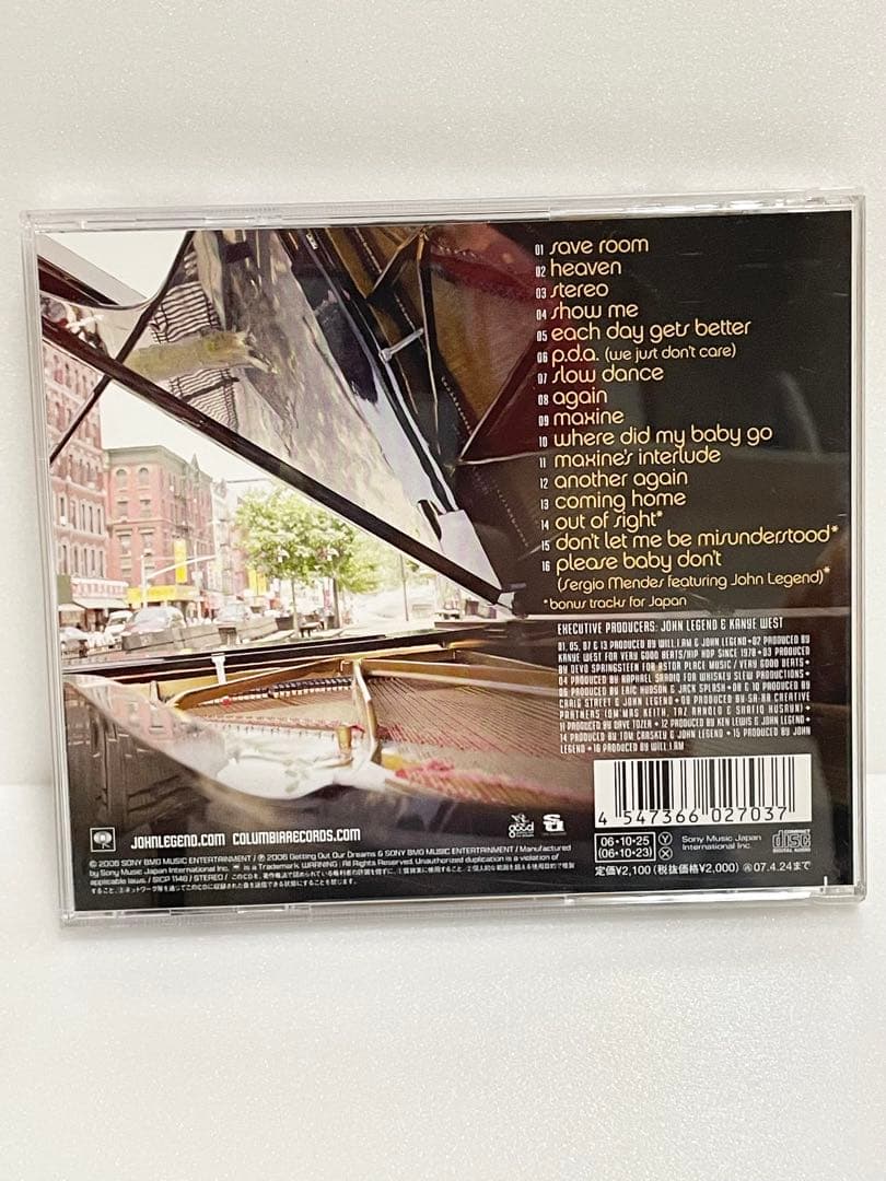 John Legend - Once Again Japan Press CD 2006 with Japan Exclusive Bonus Tracks