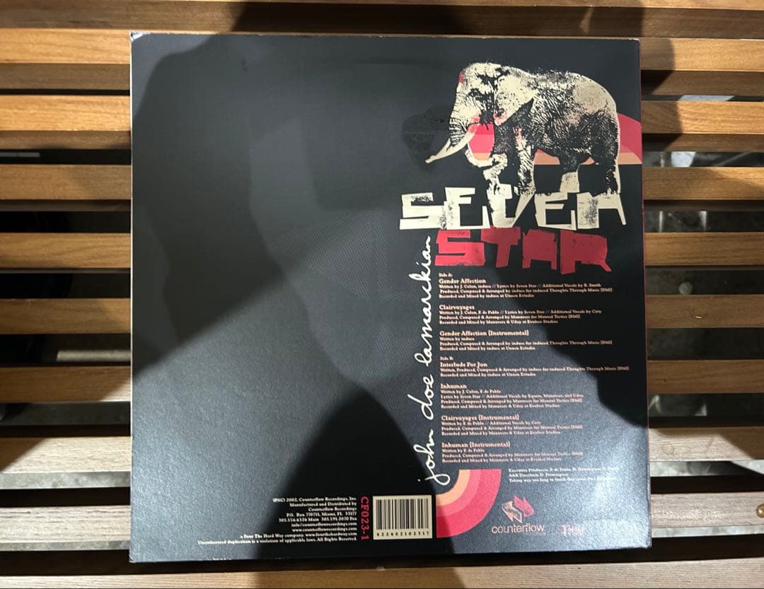 John Doe - Seven Star Vinyl EP 2002 Underground Hip Hop Counterflow Recordings