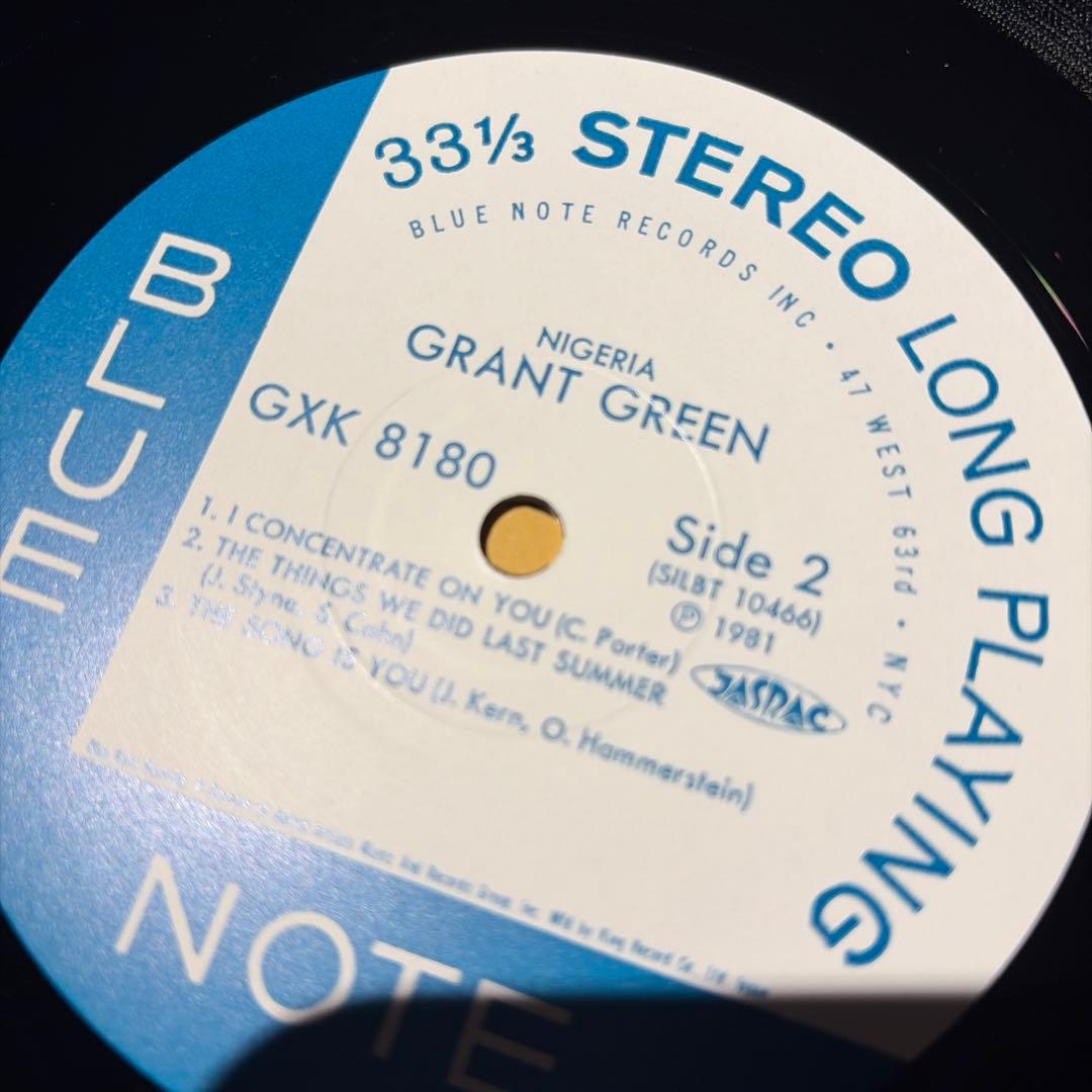 Grant Green - Nigeria LP Blue Note King Japan GXK-8180 Jazz Vinyl Record w/Obi