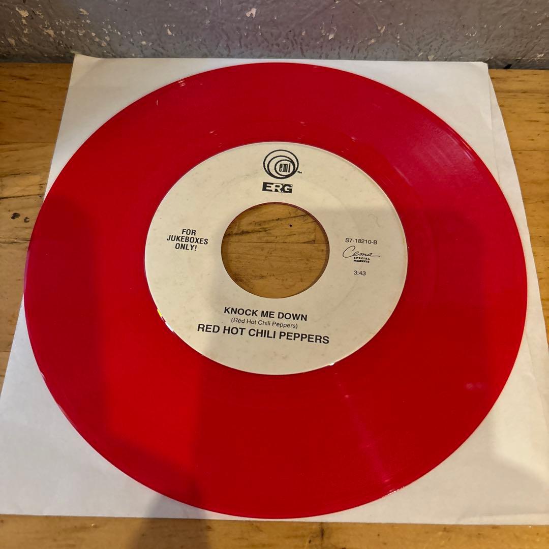 Red Hot Chili Peppers - Deck The Halls / Knock Me Down 7" Red Vinyl Jukebox