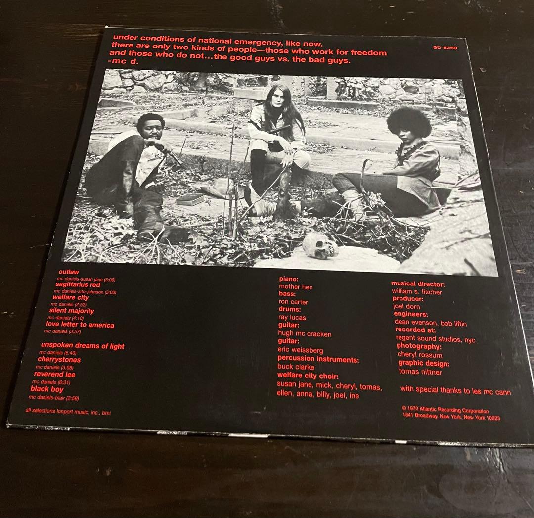 Eugene McDaniels - Outlaw LP Music On Vinyl Color Vinyl Reissue Rare Groove