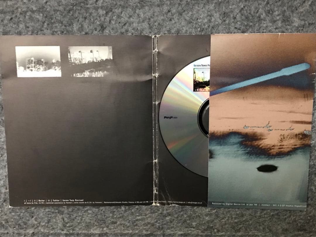 Pita - Seven Tons For Free CD Japan Press Experimental Electronic 1999 Reissue