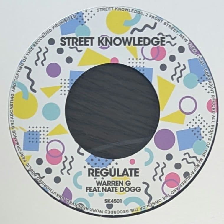 Warren G Regulate / Luniz I Got 5 On It 7" Vinyl Record West Coast Hip Hop