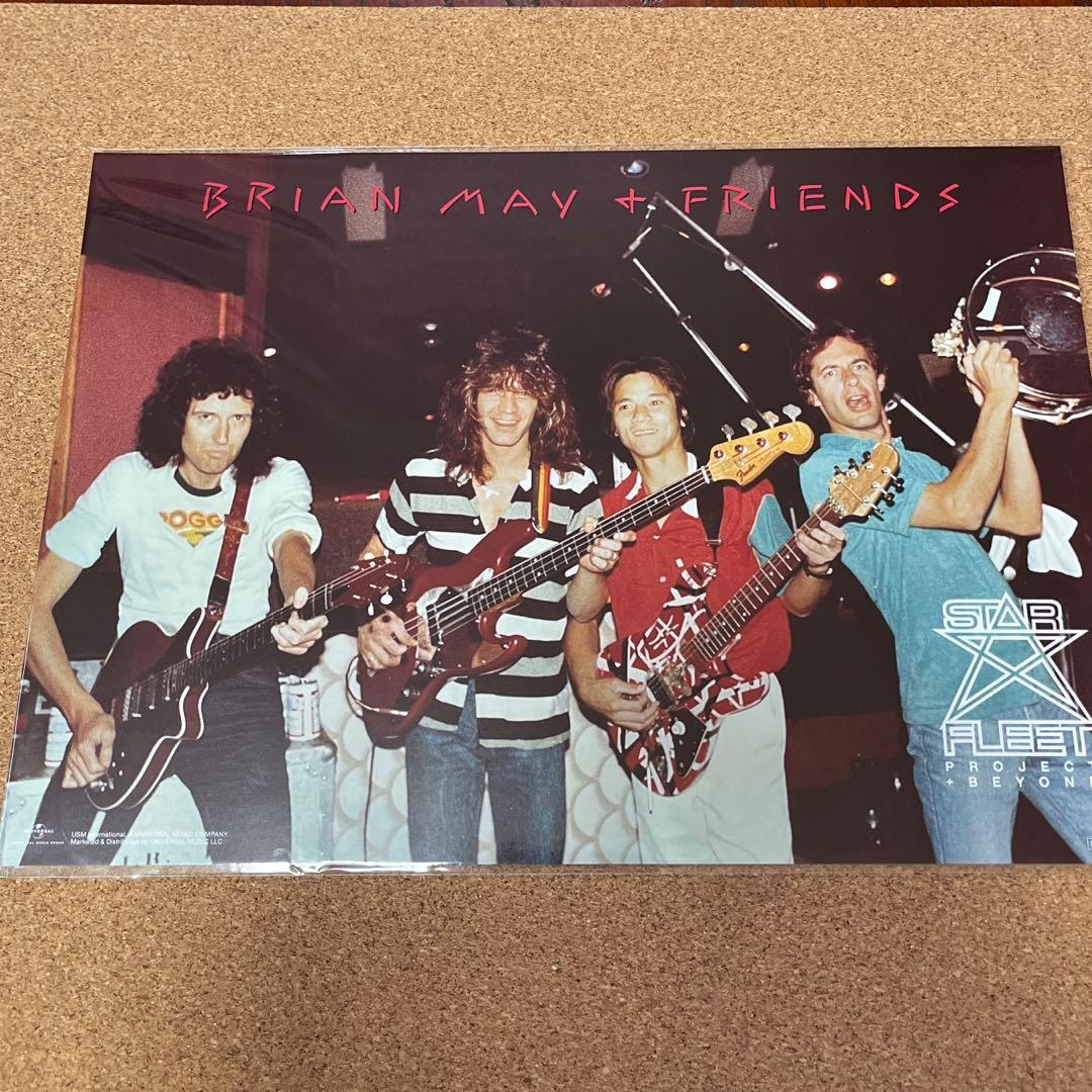 Brian May + Friends Star Fleet Project Original Limited Mini Poster Japan Press