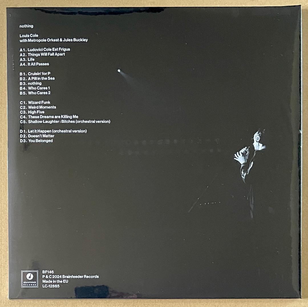 Louis Cole - Nothing 2LP Clear & Black Swirl Vinyl Brainfeeder