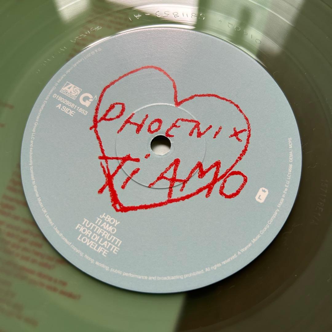 Phoenix - Ti Amo Vinyl LP Coke Bottle Clear Color Limited Edition