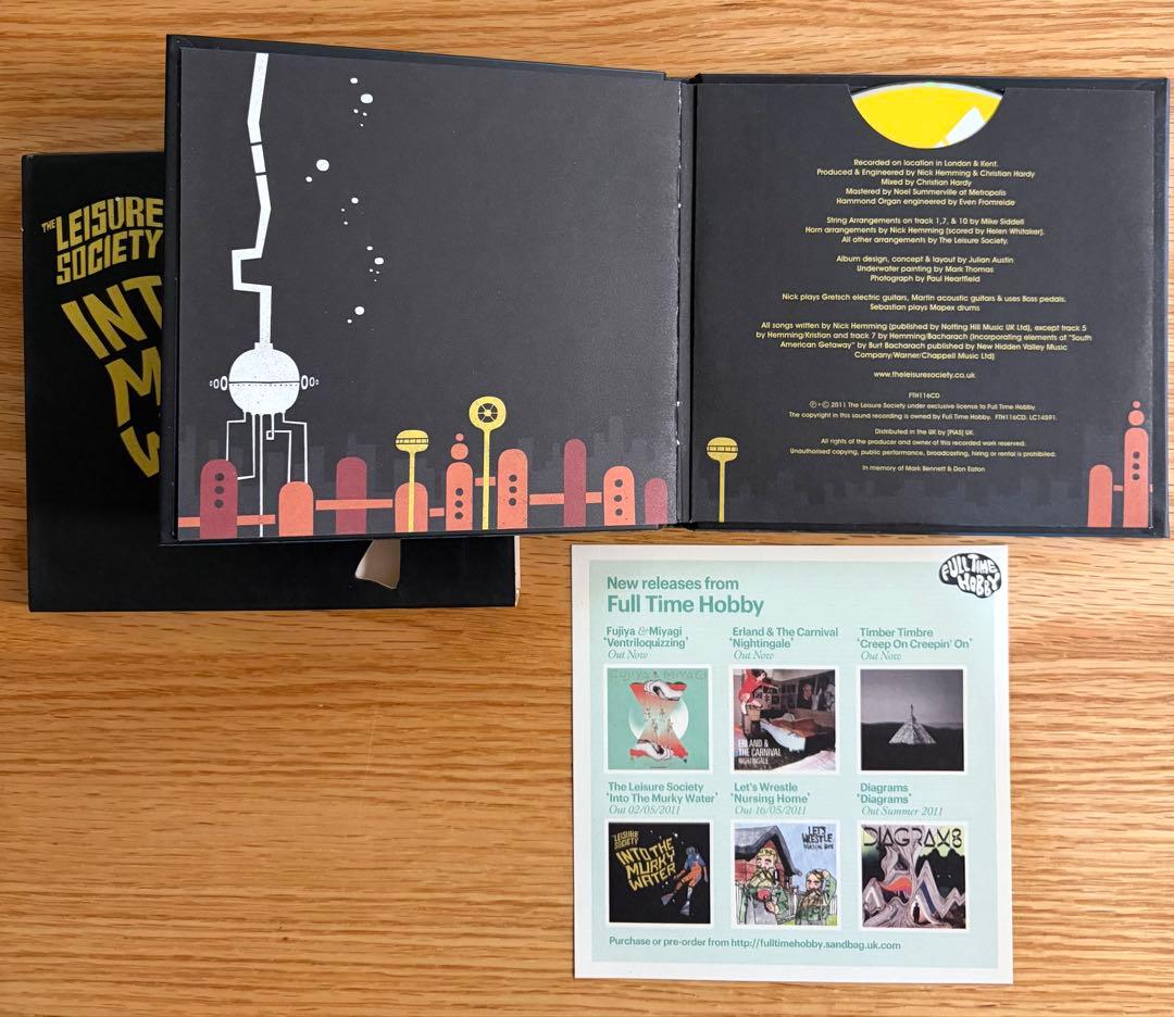 The Leisure Society Into The Murky Water CD Indie Pop UK Pressing Digipak