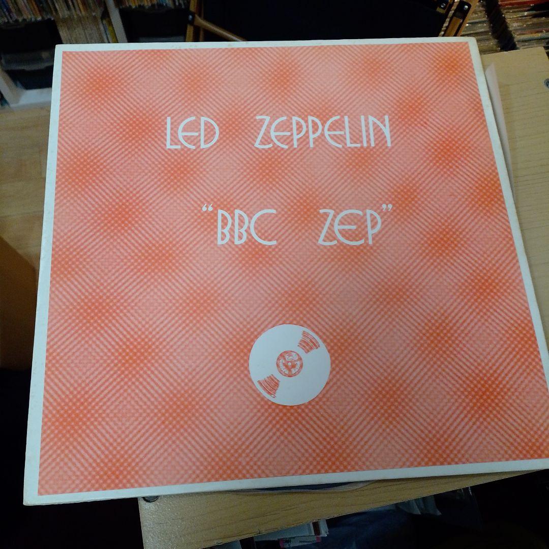 LED ZEPPELIN BBC ZEP Rare Vinyl LP Orange Dot Pattern Import Record