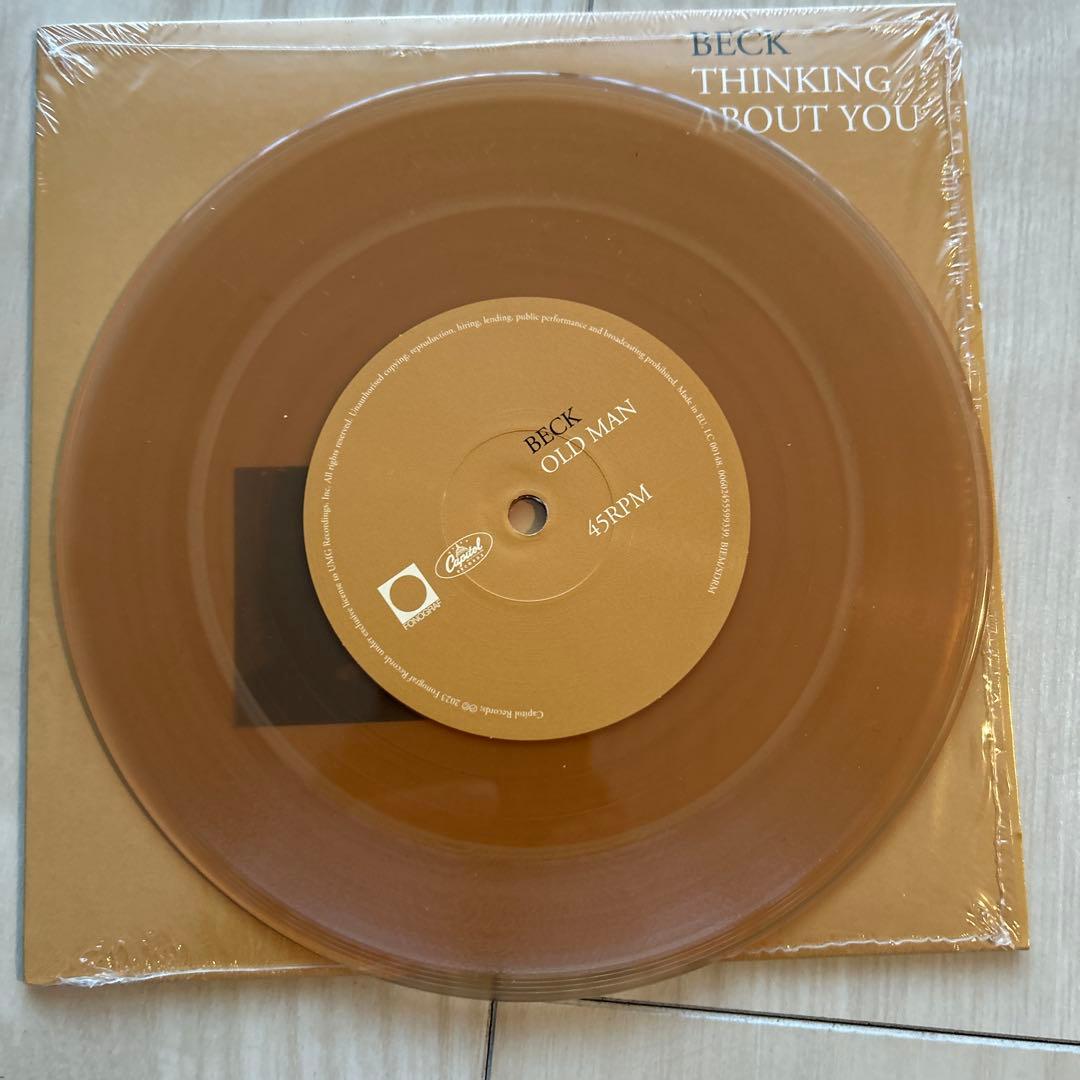 Beck - Thinking About You - Brown Vinyl 12" Single - Rare Import