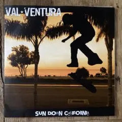 Val Ventura - Sun Down California 7" Vinyl Record, Yellow Wax, Astro Girl 2011