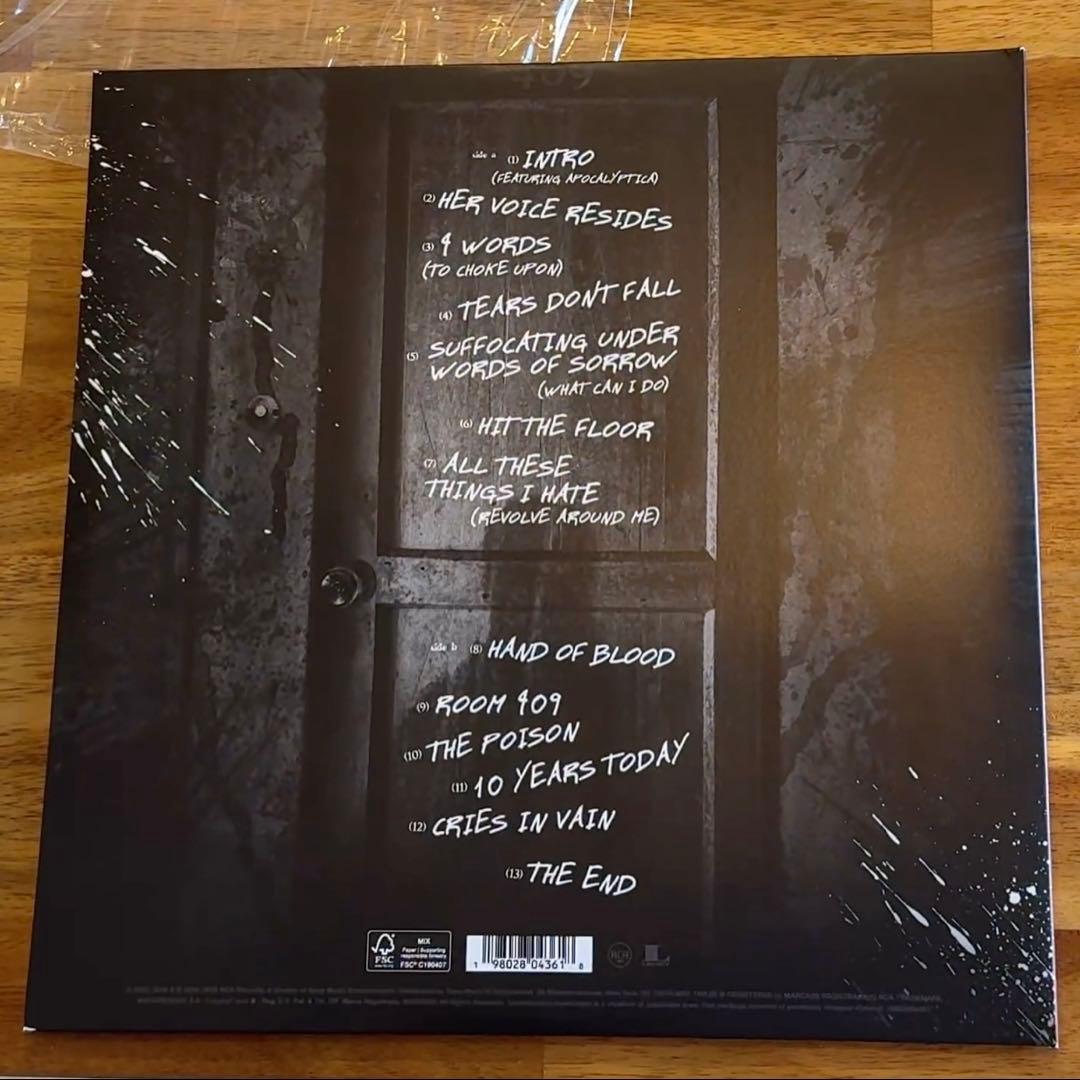 Bullet For My Valentine The Poison LP Transparent Red Vinyl Record Metalcore