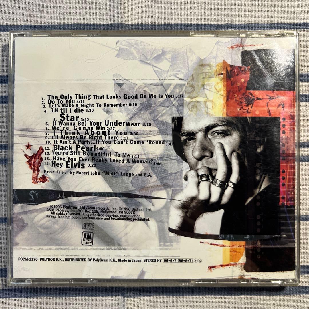 Bryan Adams 18 Til I Die CD Japan Press 1996 w/ Lyrics Booklet