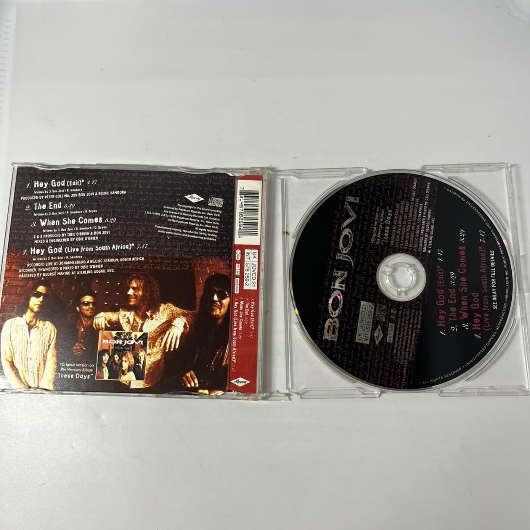 Bon Jovi Hey God CD Single Limited Edition Import
