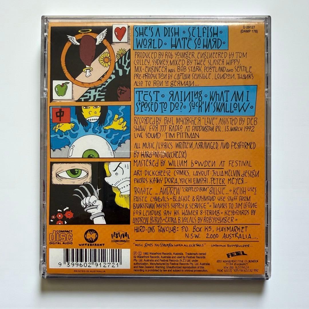 Hard-Ons Dateless Dudes' Club CD Limited Edition with Dickcheese Comics #8 1992