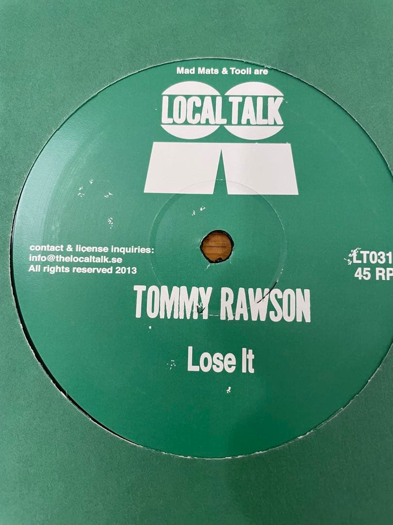 Tommy Rawson - Brenda Done Died With No Name 12" House Local Talk LT031 Vinyl