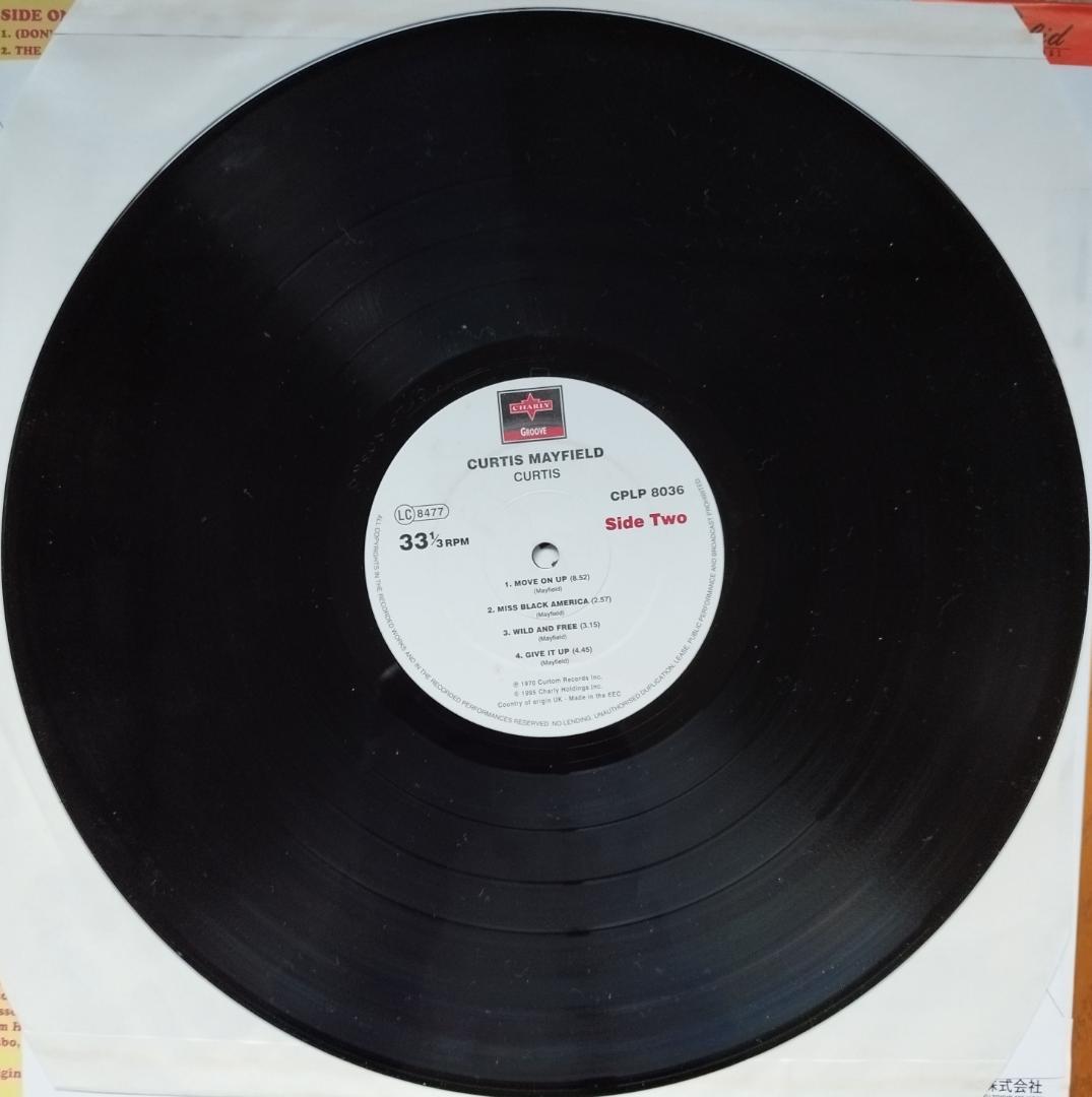 Curtis Mayfield - Curtis LP Japan Reissue Vinyl Record with Obi Soul Classic