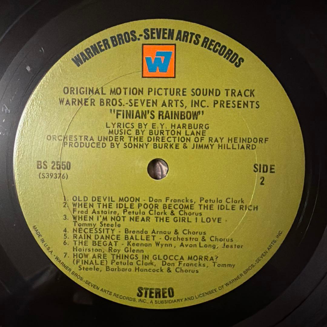Finian's Rainbow Original Soundtrack LP Vinyl Fred Astaire Petula Clark USA