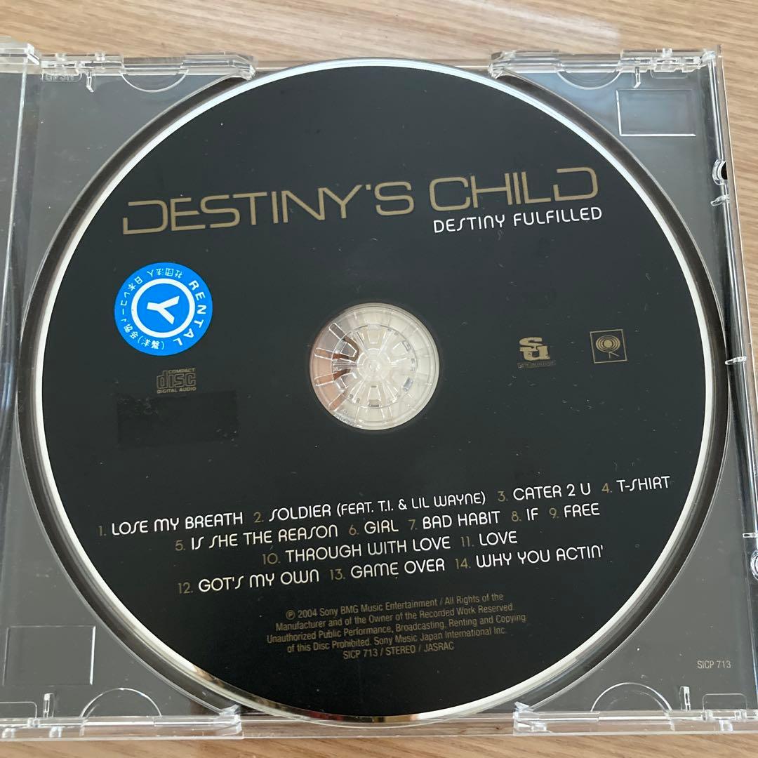 Destiny's Child - Destiny Fulfilled CD Japan Press 2004 with Bonus Tracks