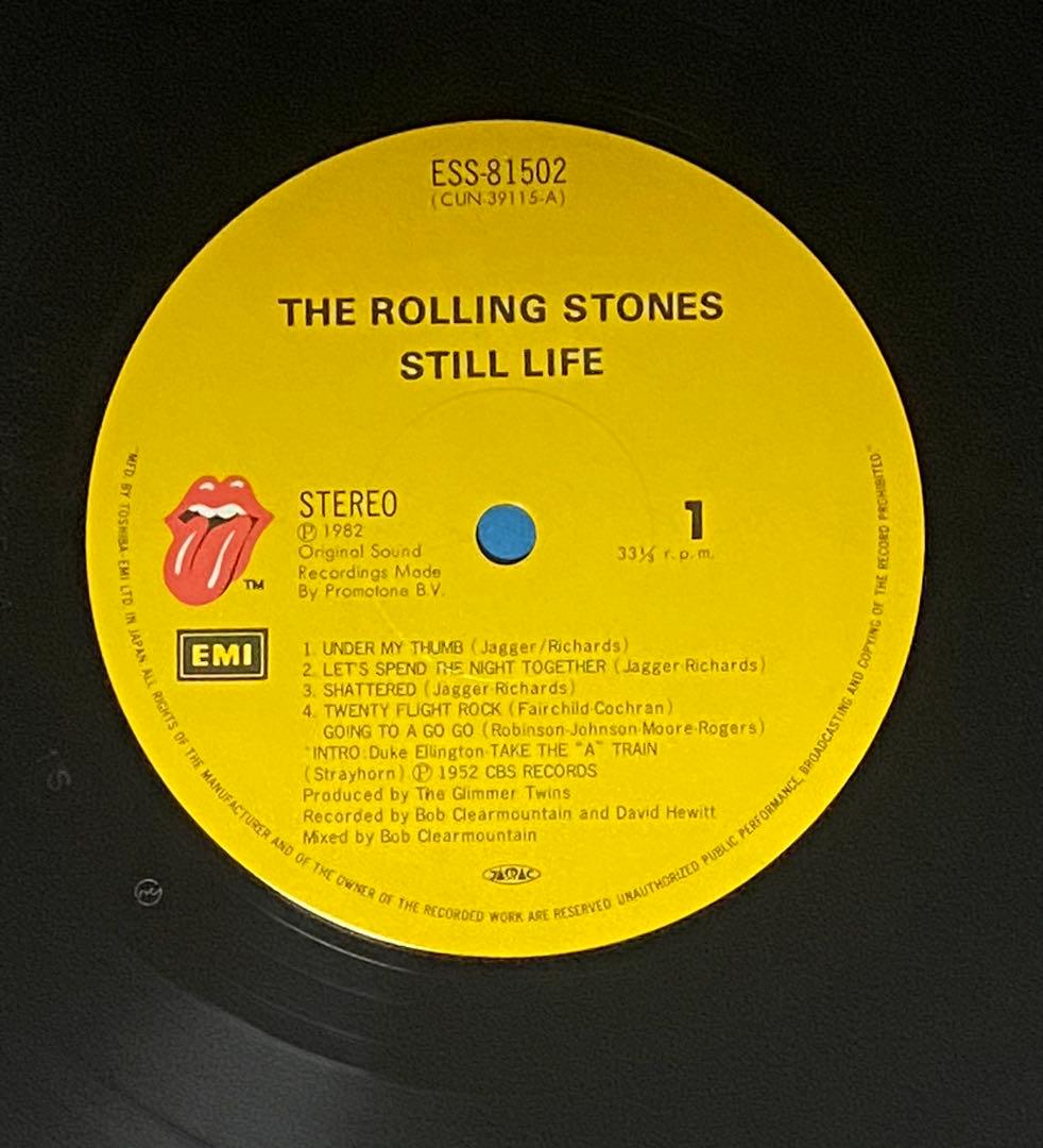 The Rolling Stones Still Life (American Concert 1981) LP Japan ESS-81502 w/ Obi