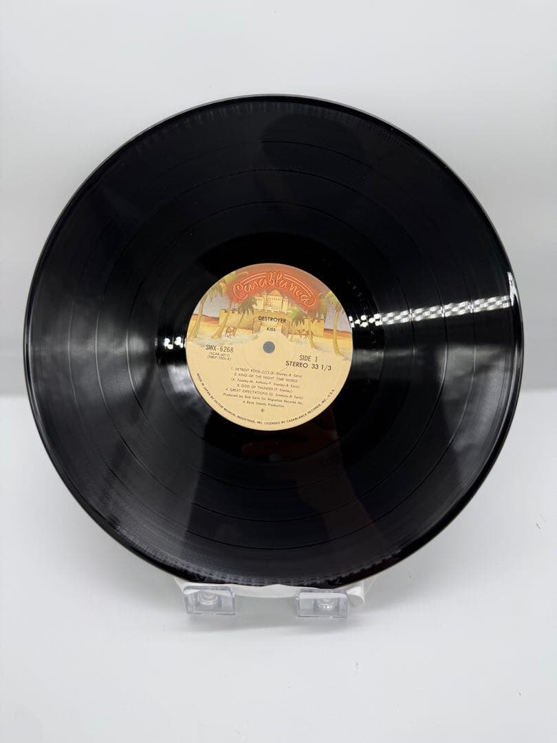 KISS Destroyer Vinyl LP Japan Pressing w/ Obi & Insert Hard Rock Metal