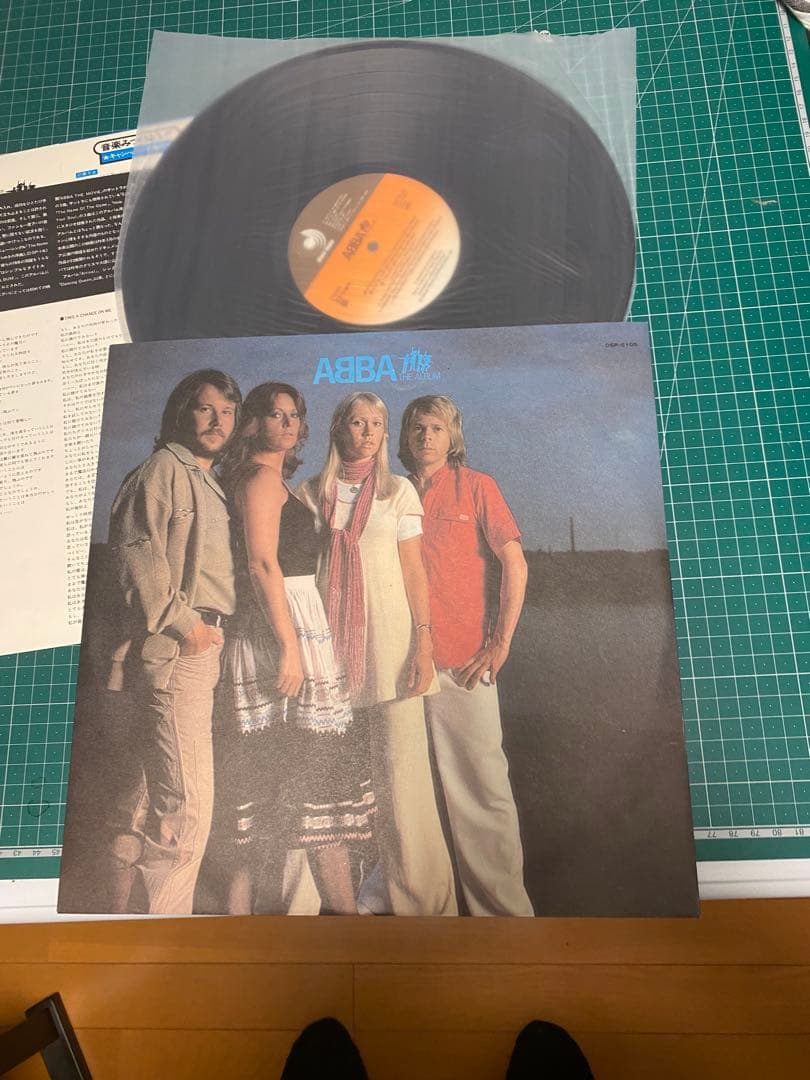 ABBA The Album Japan Vinyl LP w/ OBI Strip Discomusic Pop 1977 Record