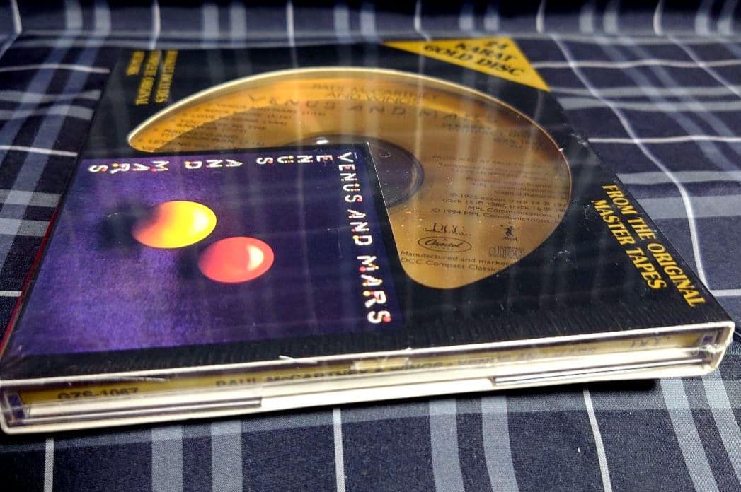 Paul McCartney & Wings Venus and Mars CD DCC 24 Karat Gold Disc Limited Edition