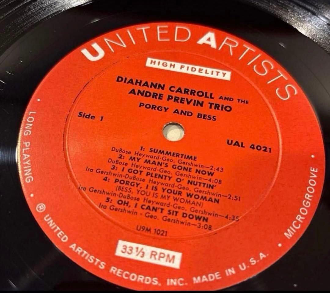 Diahann Carroll & Andre Previn Trio - Porgy and Bess LP US Original Jazz Vinyl