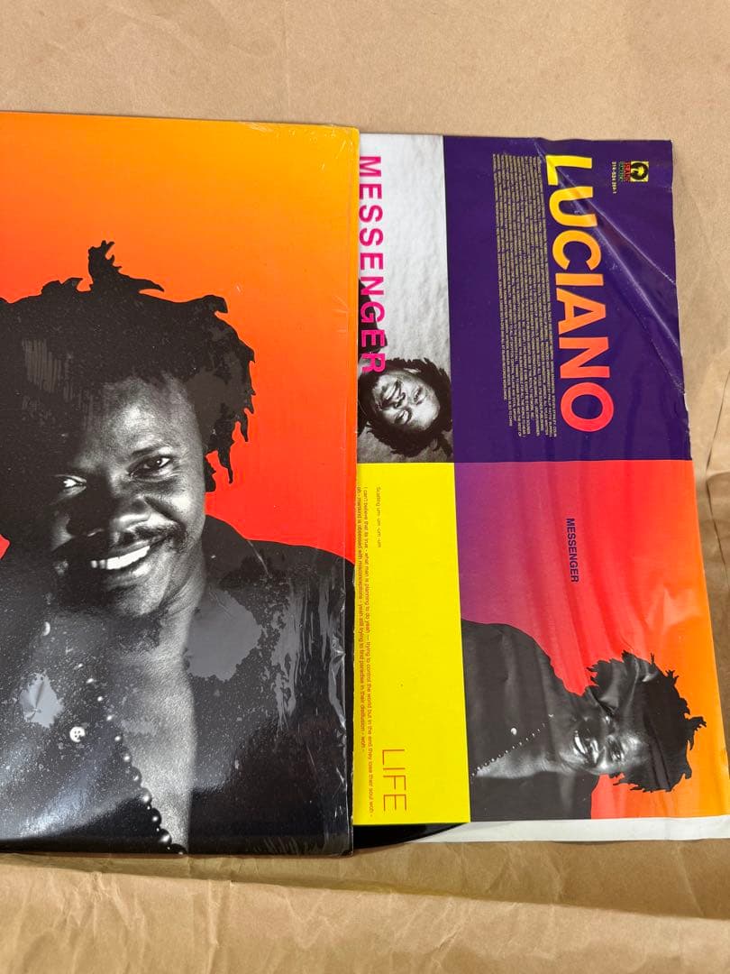 Luciano - Messenger LP Vinyl Record 1996 Roots Reggae Xterminator Island Jamaica