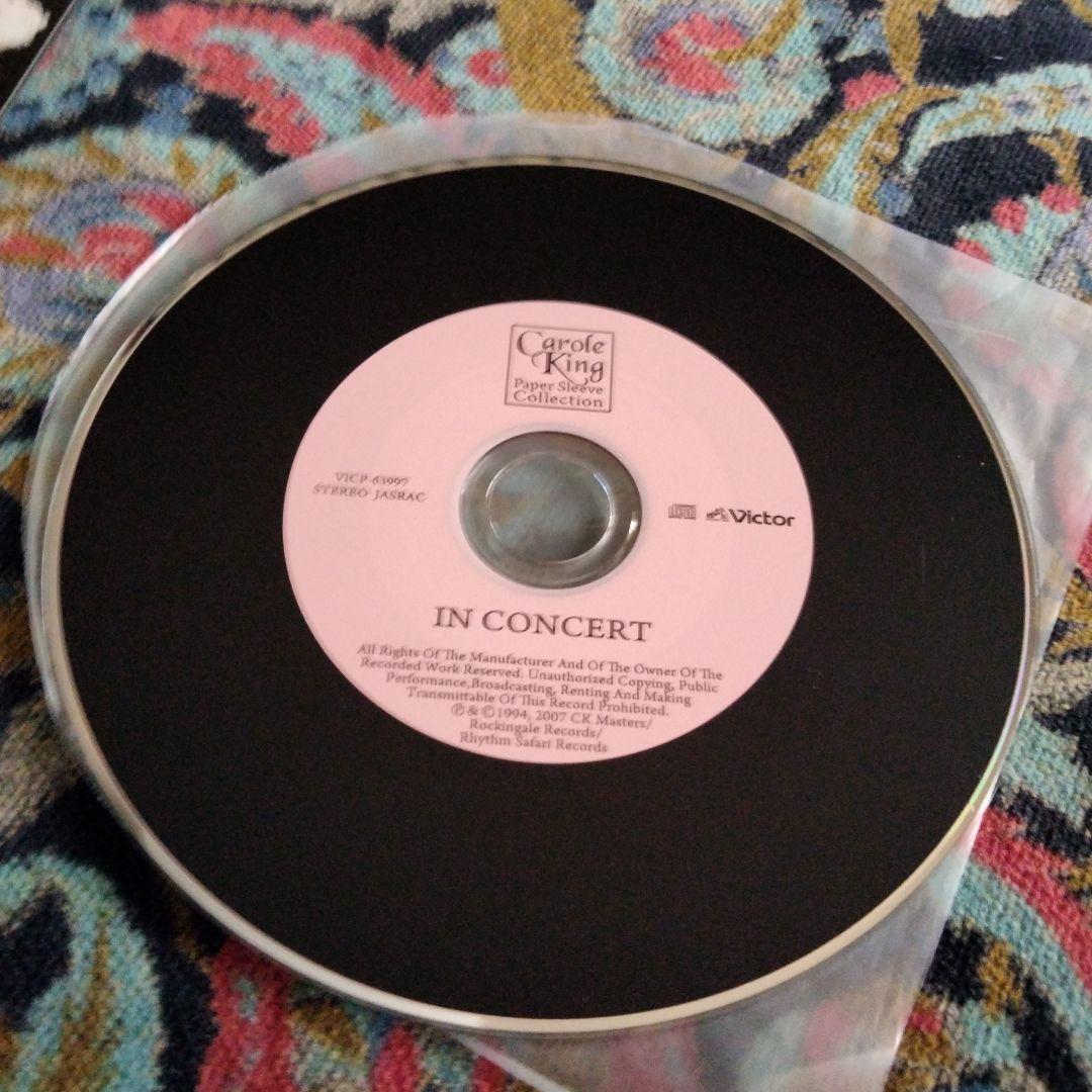 Carole King In Concert CD Japan Press Paper Sleeve Edition with Obi