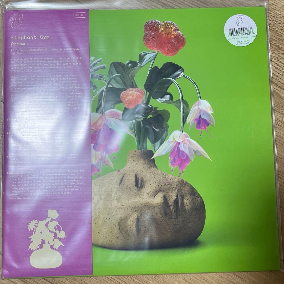 Elephant Gym - Dreams LP 180g Pink/White Swirl Vinyl Limited 200 Copies
