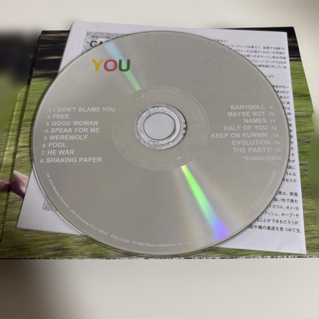 Cat Power You Are Free CD Japan Press with OBI P-VINE PCD-23358 Bonus Track
