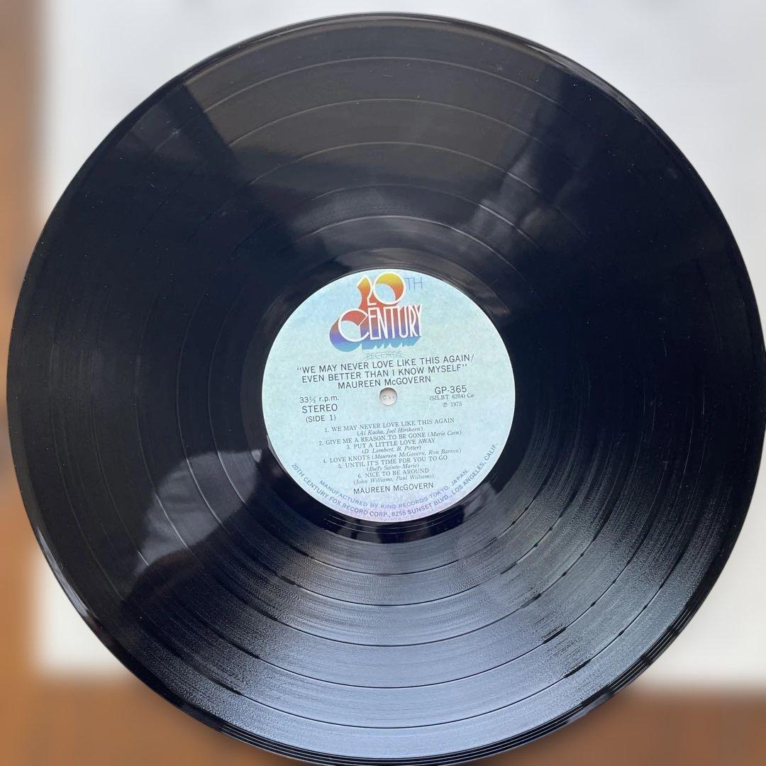 Maureen McGovern We May Never Love Like This Again LP Japan Obi Poster Included
