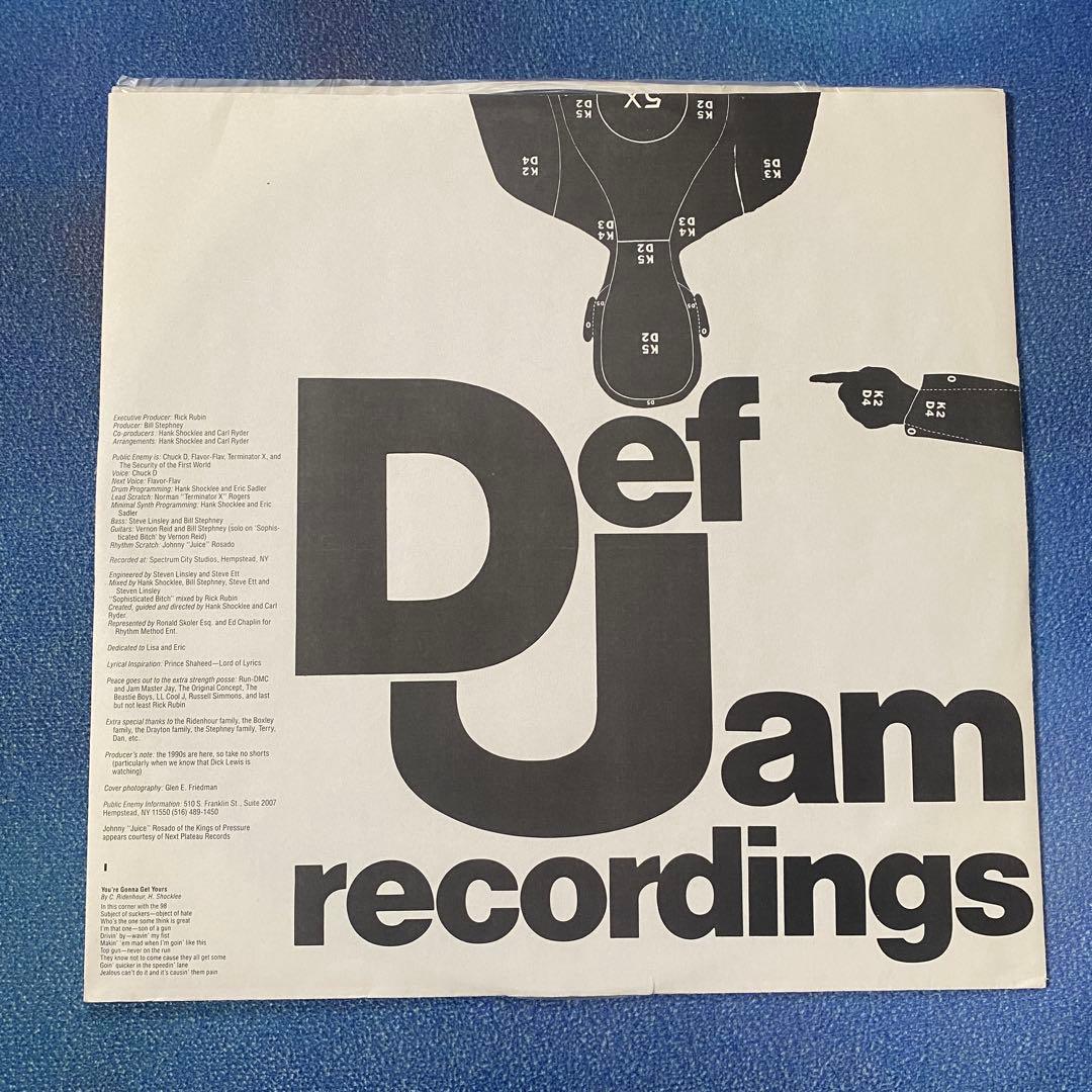 Public Enemy - Yo! Bum Rush The Show LP 1987 US Original Def Jam MASTERDISK