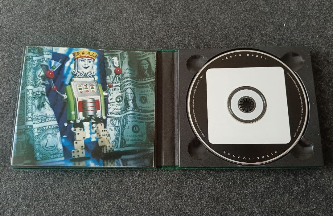 Ultra-Lounge Vegas Baby! CD Limited Digipak Edition with Working Roulette Wheel
