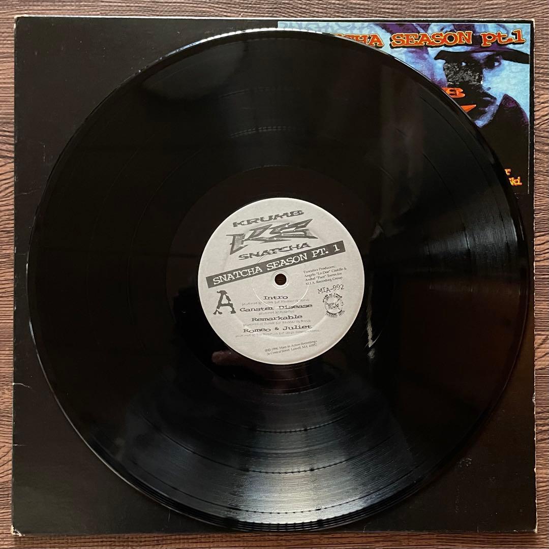 Krumb Snatcha - Snatcha Season Pt. 1 LP 1998 Hip Hop Vinyl Original Pressing
