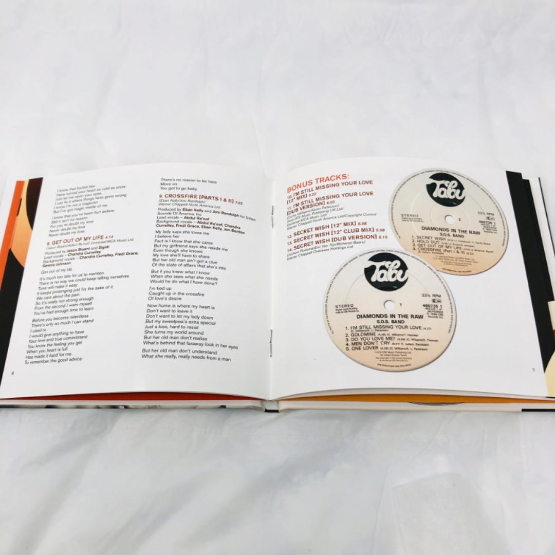 S.O.S. Band - Diamonds In The Raw CD Tabu Re-born Expanded Edition 2013 EU