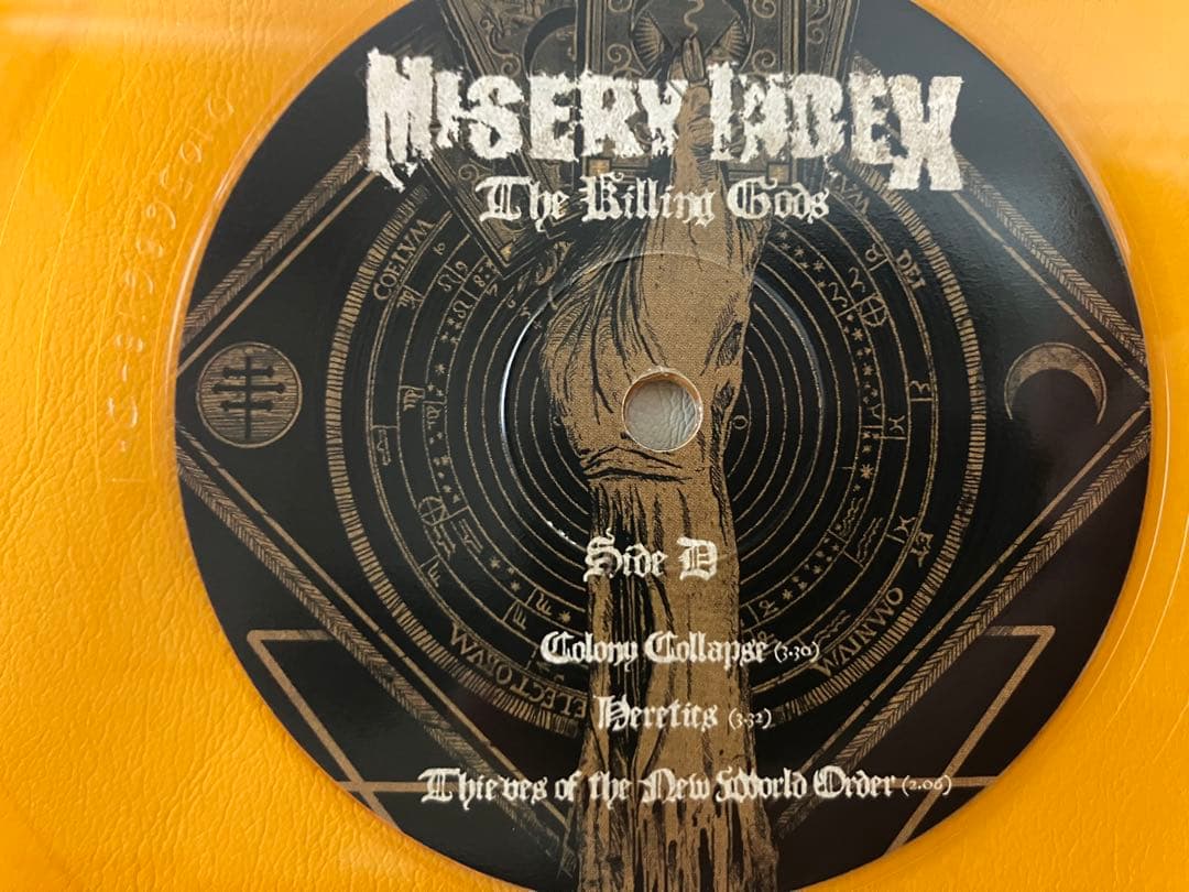 Misery Index - The Killing Gods 2LP Colored Vinyl Limited Edition Death Metal