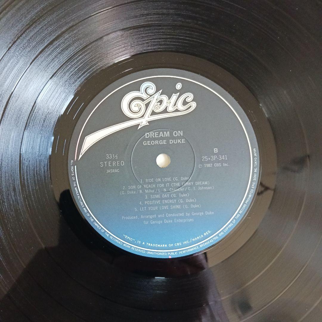 George Duke - Dream On LP Japan 1982 Epic 25-3P-341 Funk Fusion w/ Obi