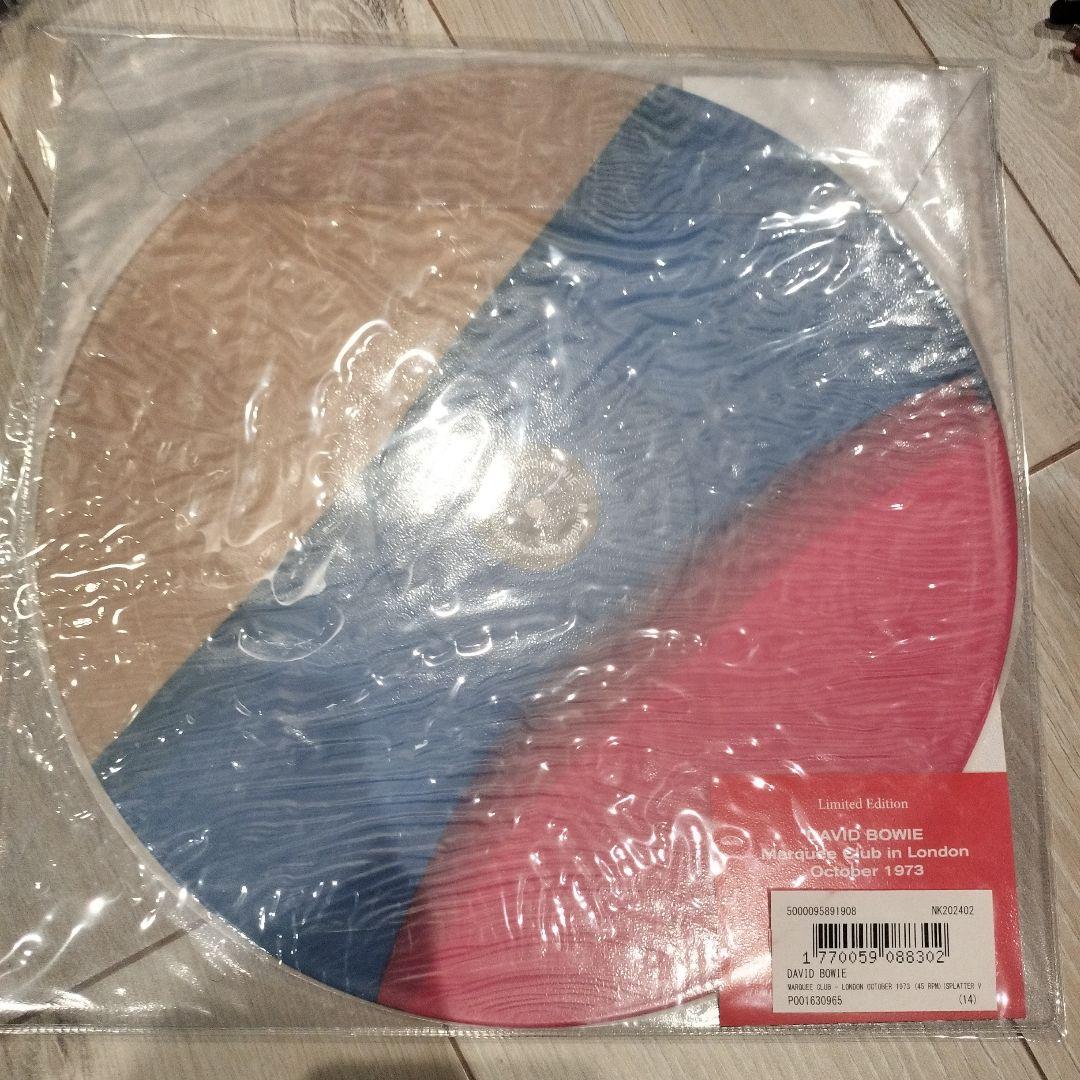David Bowie Marquee Club London 1973 Limited Edition Tri-Color Splatter Vinyl LP